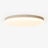 modern yellow travertine acrylic flush mount ceiling light