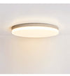 modern yellow travertine acrylic flush mount ceiling light