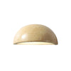 modern yellow travertine art wall lamp