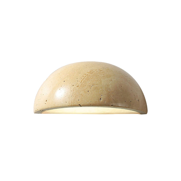 modern yellow travertine art wall lamp