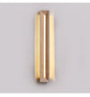 modern yellow travertine beam led wall sconce