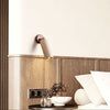 modern yellow travertine brass wall sconce