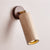 modern yellow travertine brass wall sconce