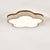 modern yellow travertine cloud flush mount ceiling light