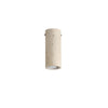 modern yellow travertine cylinder pendant light 3
