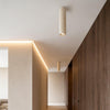 modern yellow travertine cylinder pendant light 3