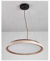 modern yellow travertine disc pendant light