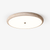 modern yellow travertine disk led flush mount ceiling light
