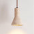 modern yellow travertine funnel pendant light