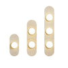 modern yellow travertine glass globe wall sconce 4