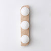 modern yellow travertine glass globe wall sconce