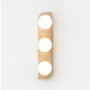 modern yellow travertine glass wall sconce 2