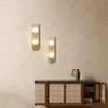 modern yellow travertine glass wall sconce 2