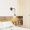 modern yellow travertine glass wall sconce 3