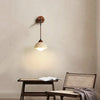modern yellow travertine glass wall sconce 3