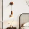 modern yellow travertine glass wall sconce 3