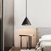 modern yellow travertine halo pendant light