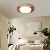 modern yellow travertine led flush mount ceiling light 2