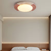 modern yellow travertine led flush mount ceiling light 2