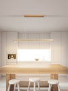 modern yellow travertine linear led pendant lamp