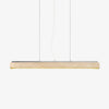 modern yellow travertine linear led pendant light