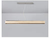 modern yellow travertine linear led pendant light