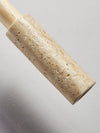 modern yellow travertine wood stick pendant light