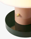 mushroom cordless led table lamp touch control rechargeable