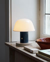 mushroom cordless led table lamp touch control rechargeable