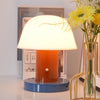 mushroom cordless led table lamp touch control rechargeable
