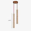 natural travertine cylinder pendant light for bedroom