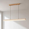 natural travertine linear pendant light