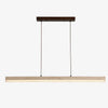 natural travertine linear pendant light