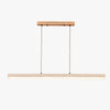 natural travertine linear pendant light