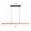 natural travertine linear pendant light