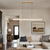 natural travertine linear pendant light
