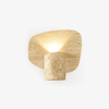 natural yellow travertine cylinder wall sconce