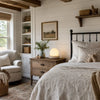 neutral travertine glass globe led table lamp