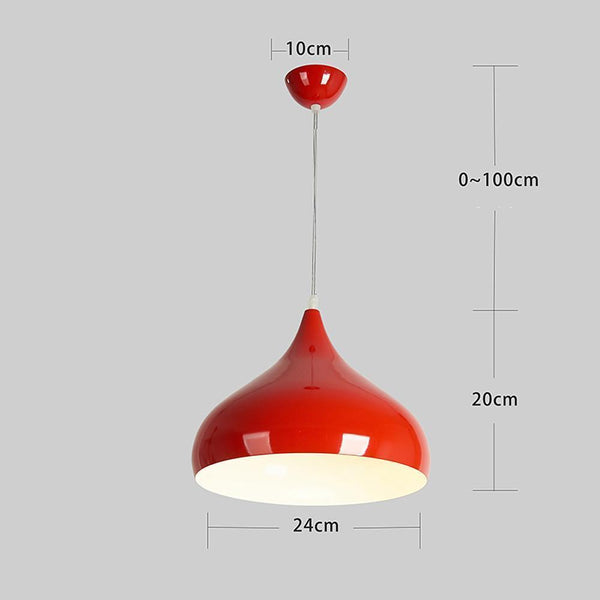 9 Inch Led Halogen Incandescent Metal Dome Bowl 1 Light Pendant Downlight Lighting
