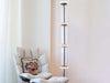 Bamboo Glass Floor Lamp