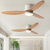 Led Inverter Silent Nordic Light Fan Ceiling Fan With Lamp