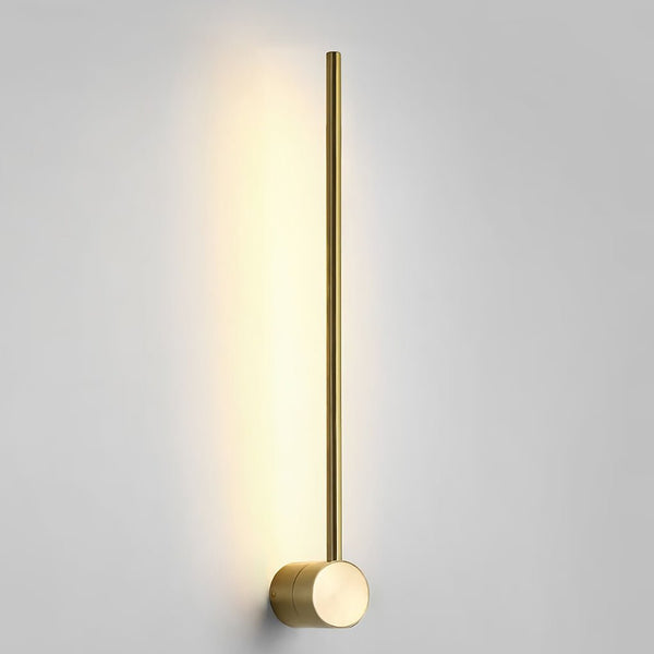Nordic Linear Ultra Thin Long Strip Led Wall Lamp For Bedside Background Wall