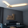 Nordic Linear Ultra Thin Long Strip Led Wall Lamp For Bedside Background Wall