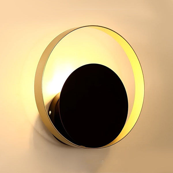Nordic Minimalist Led Sconce Creative Round Wall Lamp Wall Sconces Wall Lights For Bedroom