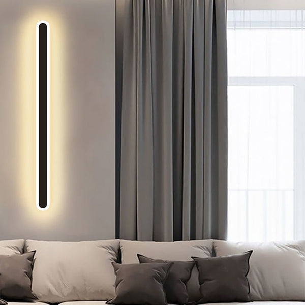 Nordic Minimalist Strip Led Aisle Bedside Living Room Background Wall Sconces