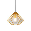 Nordic Postmodern Personality Art Glass Pendant Light For Bedside Bar