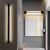 Nordic Ultra Thin Long Strip Led Bedside Background Wall Rotatable Wall Lamp