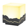 Outdoor Fence Post Light Solar Waterproof Led Mountains Peaks Landscape Decorative Lighting
