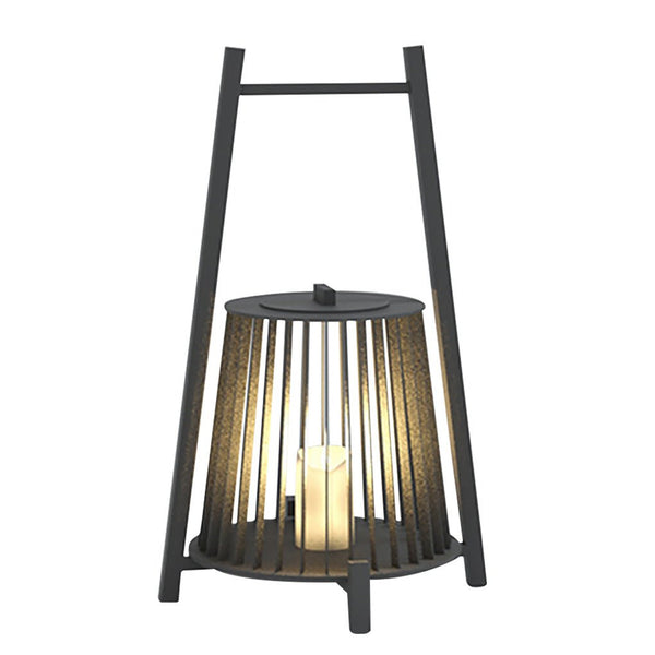 Outdoor Grid Imitation Candle Shaped Lantern Waterproof Led Landscape Lighting