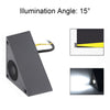 Triangle In Wall Step Lights 110 220V Led Outdoor Wall Mounted Stairs Lights For Courtyard Garden
